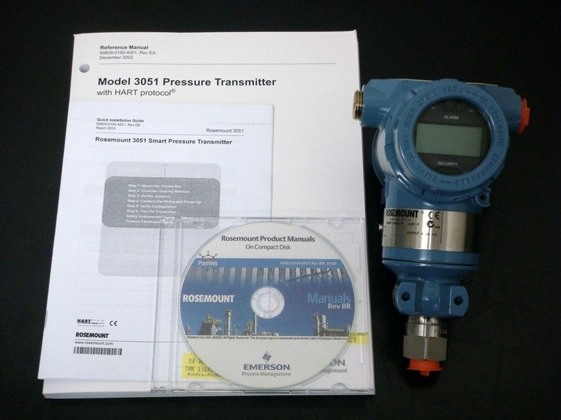 Rosemount 3051T Pressure Transmitter Gage -14.7-150 psi 4-20 mA HART [s1048628012]