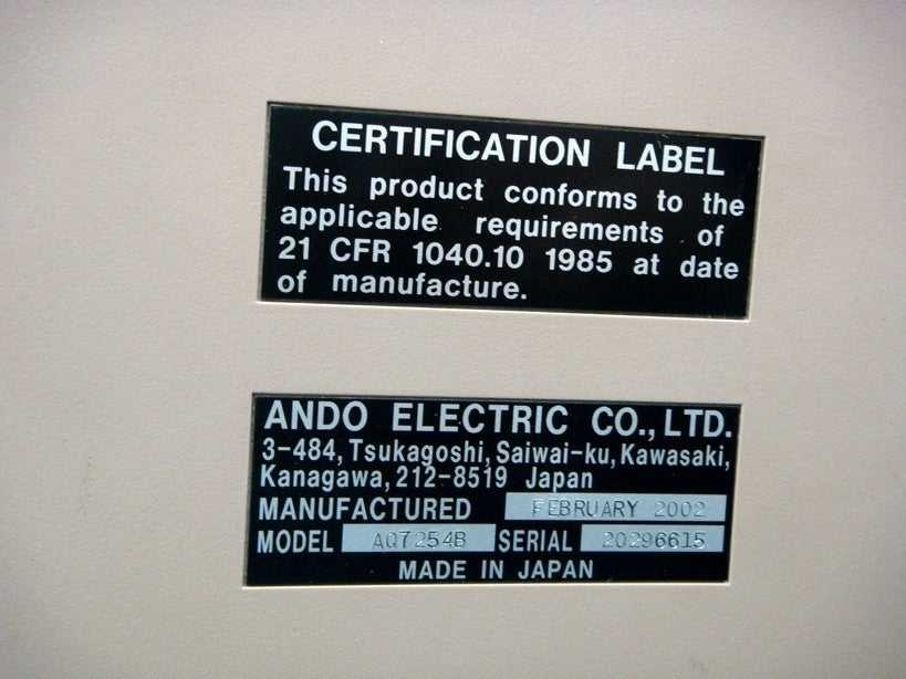 Ando AQ7250 AQ7254B Mini-OTDR 1310/1550nm [w1048613961]