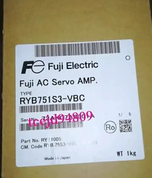 FUJI Electric RYB751S3-VBC Servo Amplifier [k1211730013]