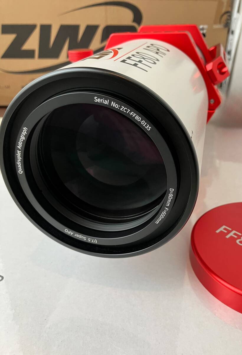 ZWO FF80 APO 600mm Apochromat Photovisual Lens Barrel with Dedicated Reducer [b1197340250]