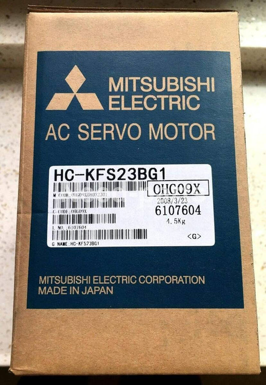 Mitsubishi HC-KFS23BG1 AC Servo Motor HC-KFS Series Small Capacity with General Speed Reducer [h1143439617]