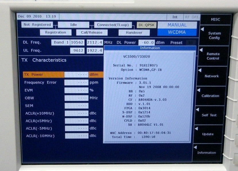 Yokogawa VC3300 Wireless Communication Tester [v1061672599]