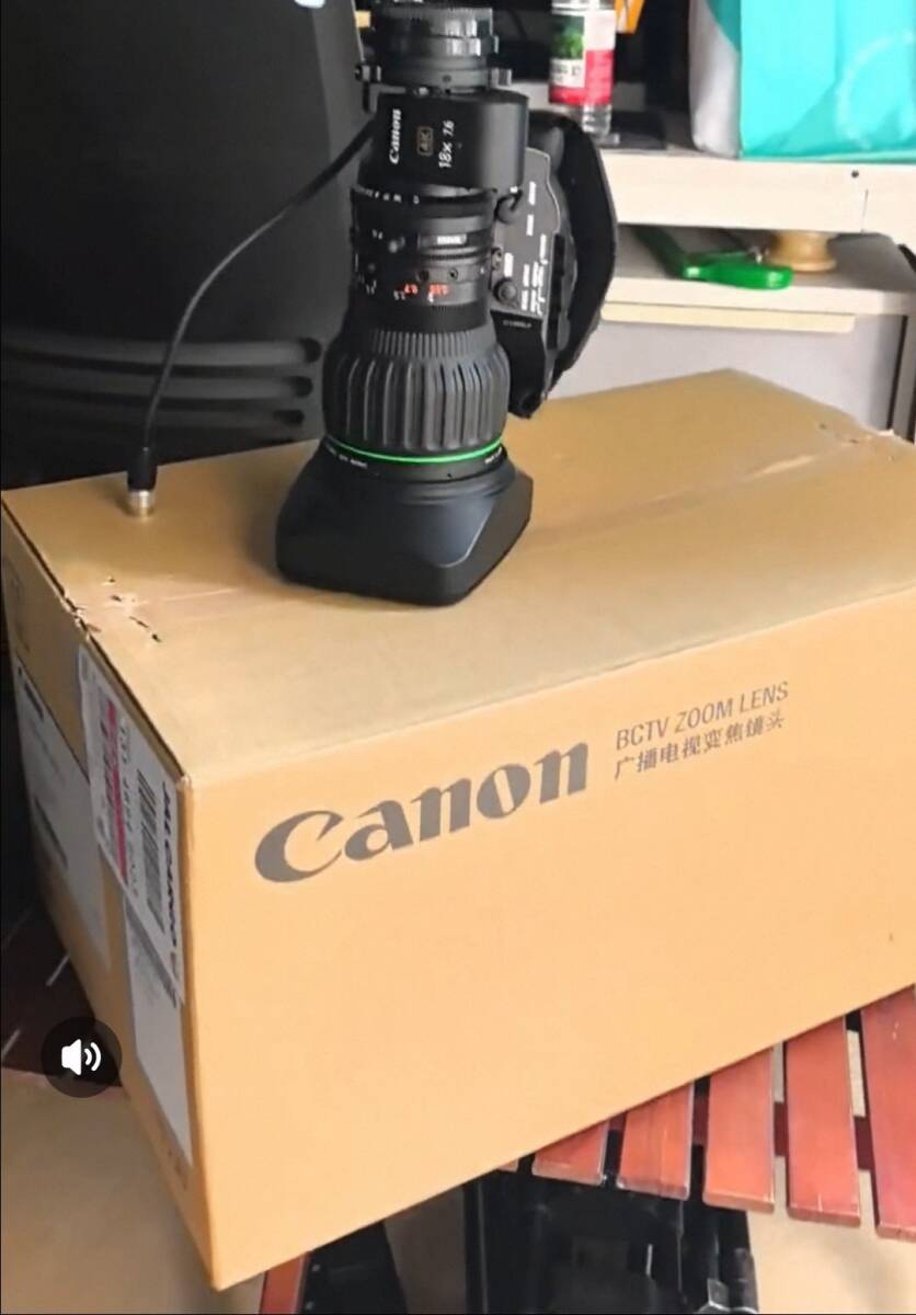 Canon CJ18ex7.6B IASE 4K Broadcast Portable Zoom Lens [l1238777926]