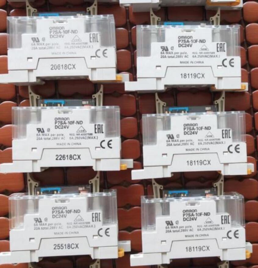 OMRON P7SA-10F-ND Safety Relay Socket Set of 50 24VDC G7SA-3A1B [f1038374242]