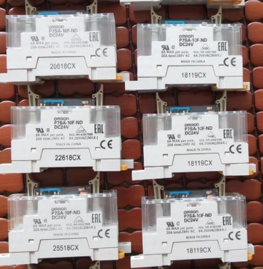 Omron P7SA-10F-ND Safety Relay Socket 50-Piece Set DC24V G7SA-3A1B 24VDC [1051034889]