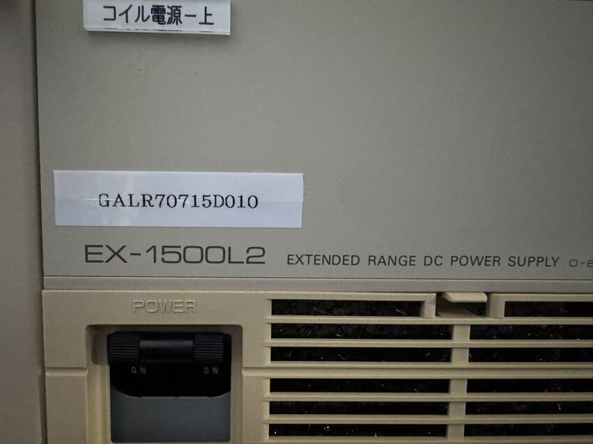 TAKASAGO EX-1500L2 DC Power Supply 60V 100A 1500W [l1193151967]