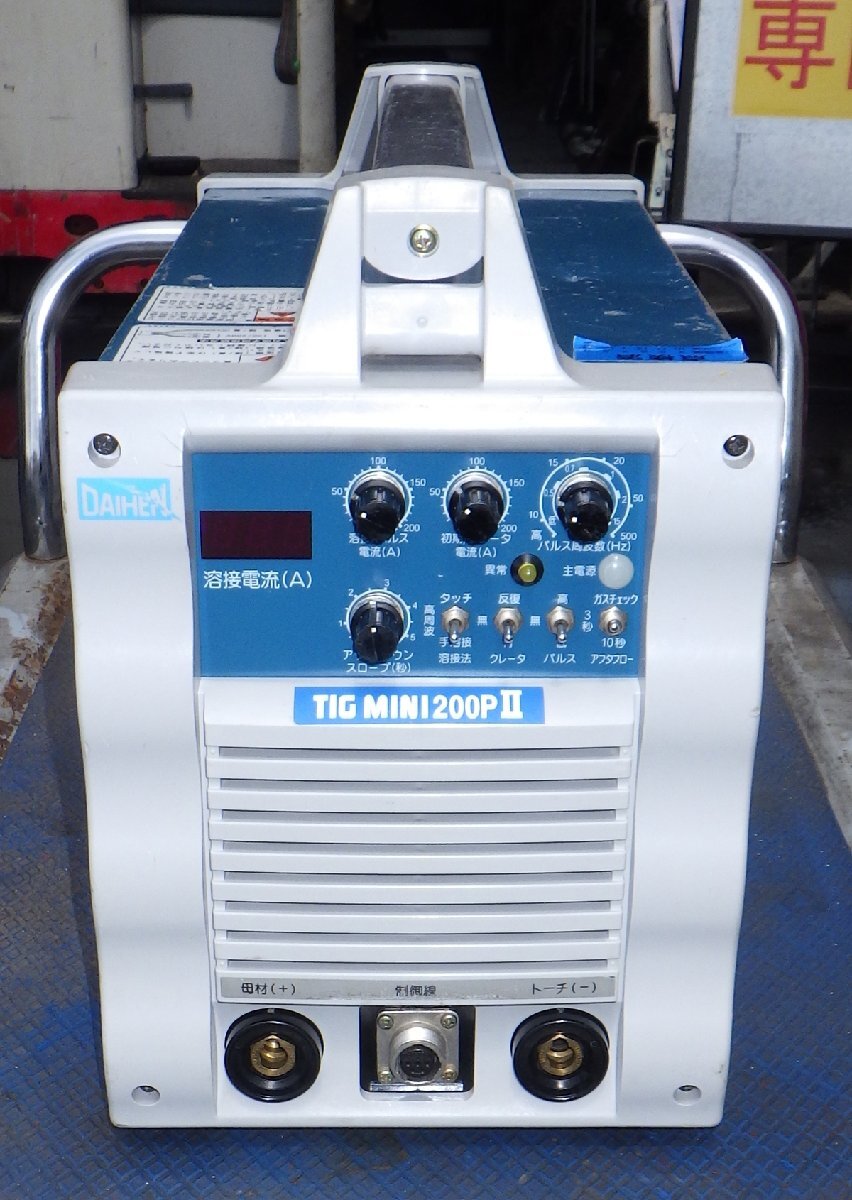Daihen VRTPM-202 TIG Welder Inverter Mini 200PⅡ 100V-200V with Torch, Ground, Gas Regulator [q1194545682]