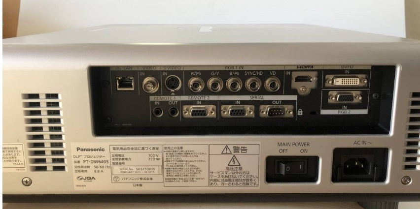 Panasonic PT-DW640S Projector 6000 Lumens HDMI Dual Screen [e1250197354]