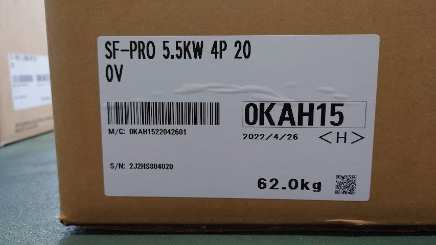 MITSUBISHI SF-PRO Outdoor Motor 5.5kw 4P 200V [f1055421422]