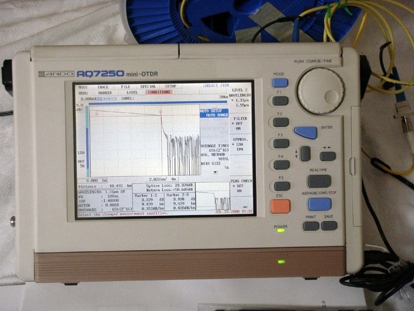 Ando AQ7250 AQ7254B Mini-OTDR 1310/1550nm [h464455871]