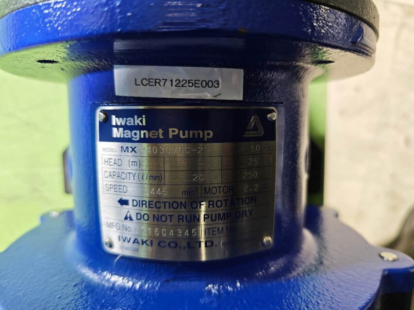 IWAKI MX-403CV6C-2S Magnet Pump TOSHIBA PREMIUM GOLD MOTOR [f1215654188]