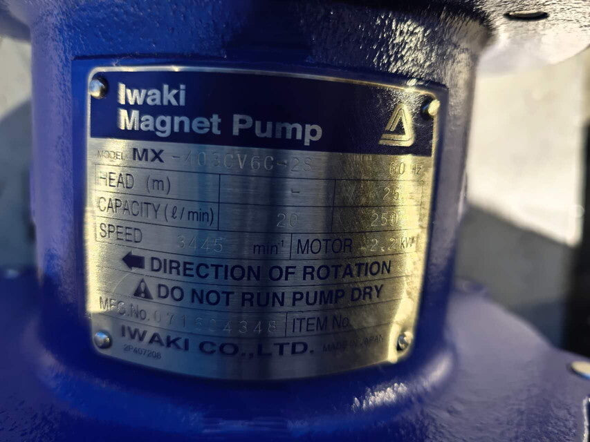 IWAKI MX-403CV6C-2S Magnet Pump TOSHIBA PREMIUM GOLD MOTOR [p1215654981]