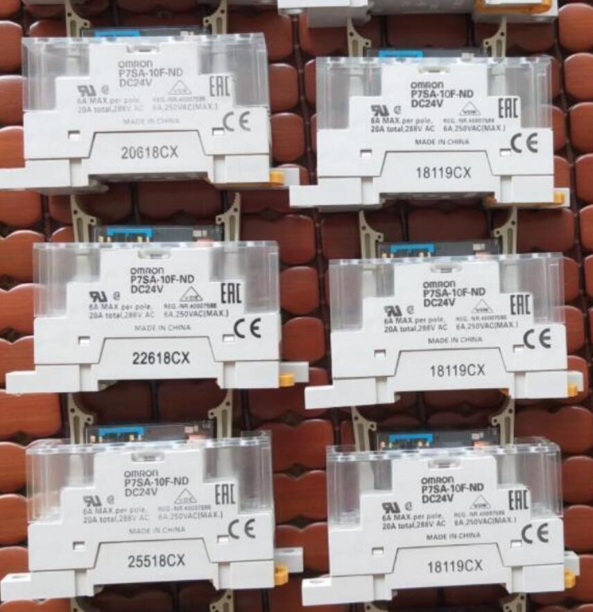 Omron P7SA-10F-ND Safety Relay Socket 50 Piece Set 24V DC G7SA-3A1B [t1055351822]