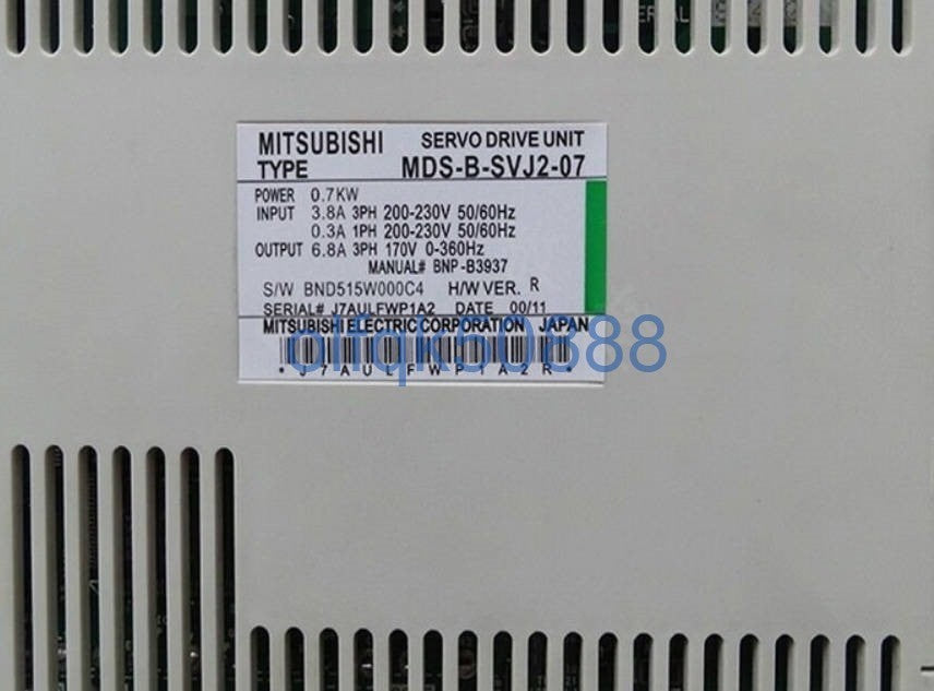 MITSUBISHI MDS-B-SVJ2-07 Servo Drive [w1100732939]