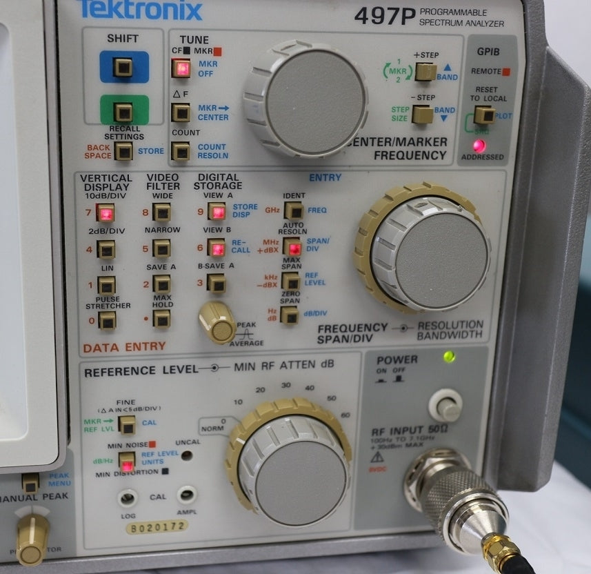 Tektronix 497P Spectrum Analyzer 100Hz-7GHz [x1113347143]
