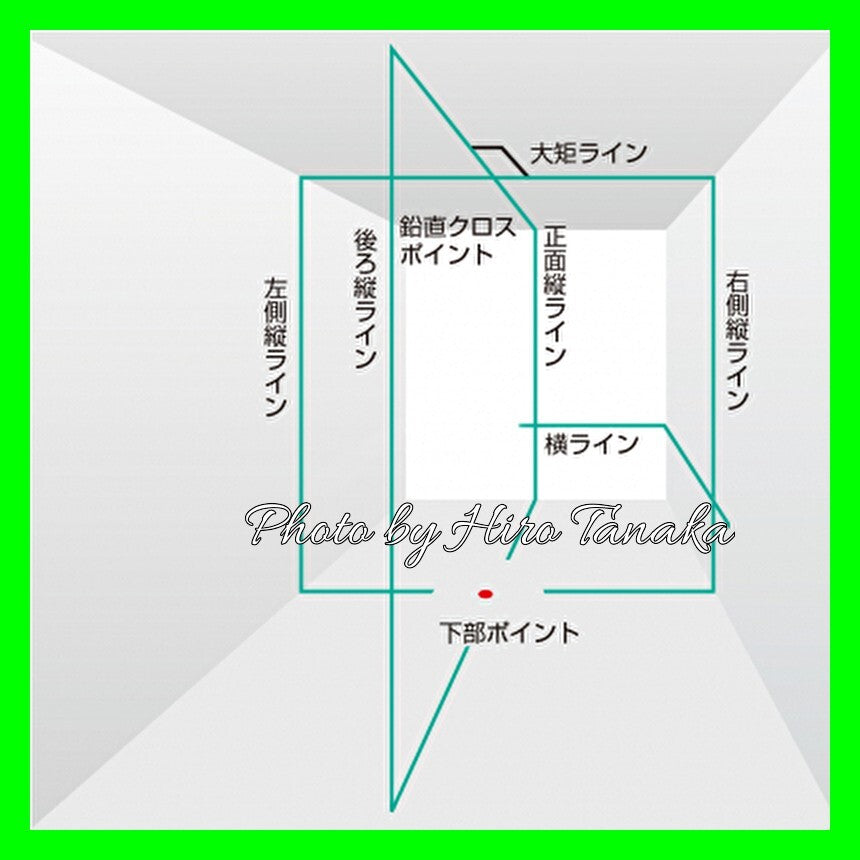 Tajima ZEROBL-KJY Laser Marker Blue Green Laser Square Cross Horizontal Ground Marker [t1128631405]