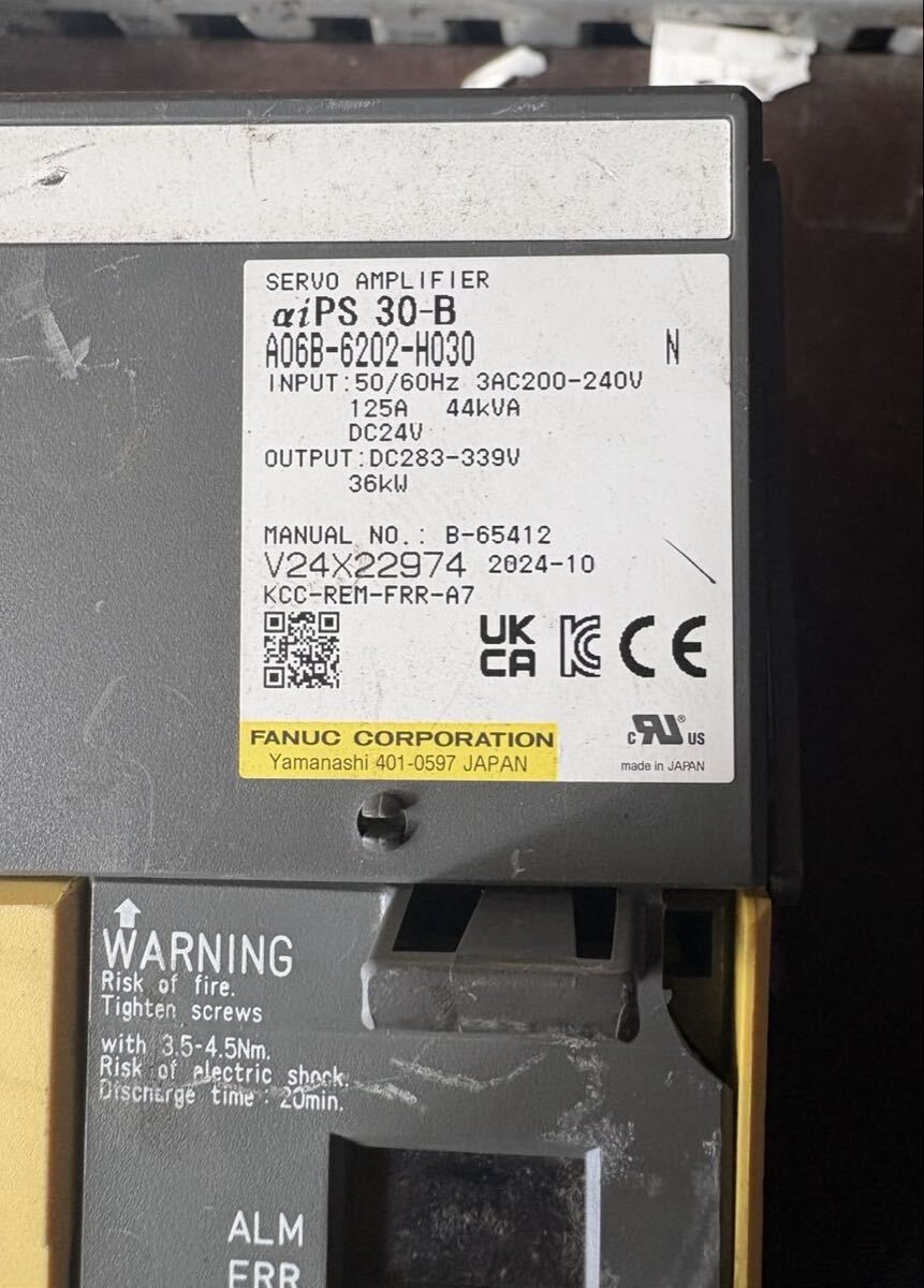 FANUC A06B-6202-H030 Power Supply Module (as-is) [b1219603994]
