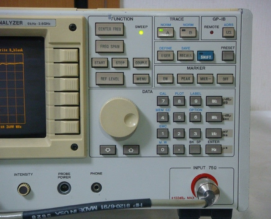 Advantest R3361AN Spectrum Analyzer 9kHz-2.6GHz 75 Ohm [t1103761538]