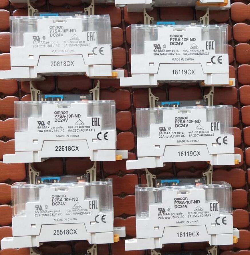 OMRON P7SA-10F-ND Safety Relay Socket 50 Piece Set 24VDC G7SA-3A1B [o1062186199]