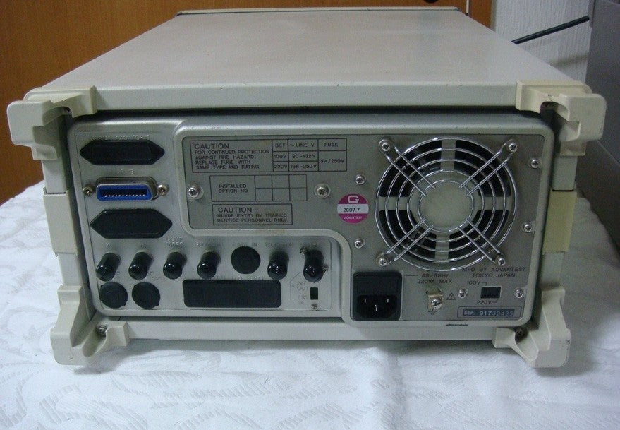 Advantest R3361AN Spectrum Analyzer 9kHz-2.6GHz 75 Ohm with Tracking Generator [o1103764435]