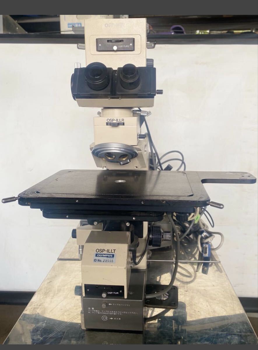 OLYMPUS BH3-MJL Metallic Microscope with Reflection/Transparent Light Source [l1194702574]