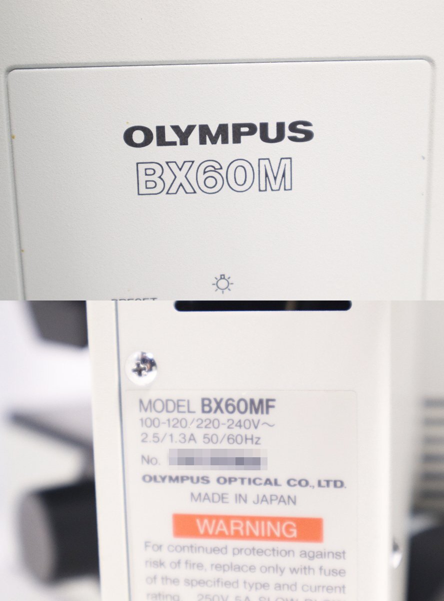 Olympus BX60MF Microscope with M Plan Apo 2.5x 5x 10x 20x Objective Lenses [w1224417972]