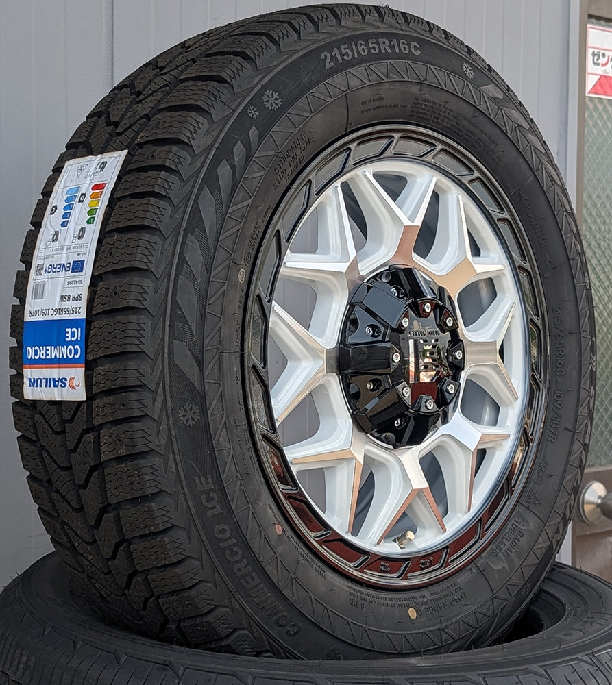 2024 Vehicle Inspection Compliant Studless 200 Series Hiace InFerno Siren 215/65R16 16 Inch [x1205488624]