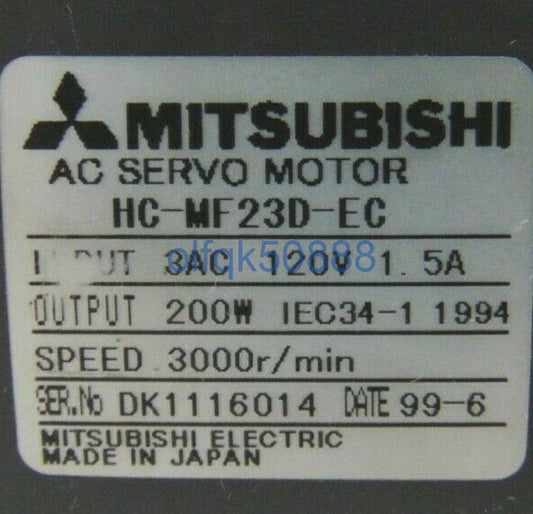Mitsubishi HC-MF73-EC Servo Motor [d1100745808]