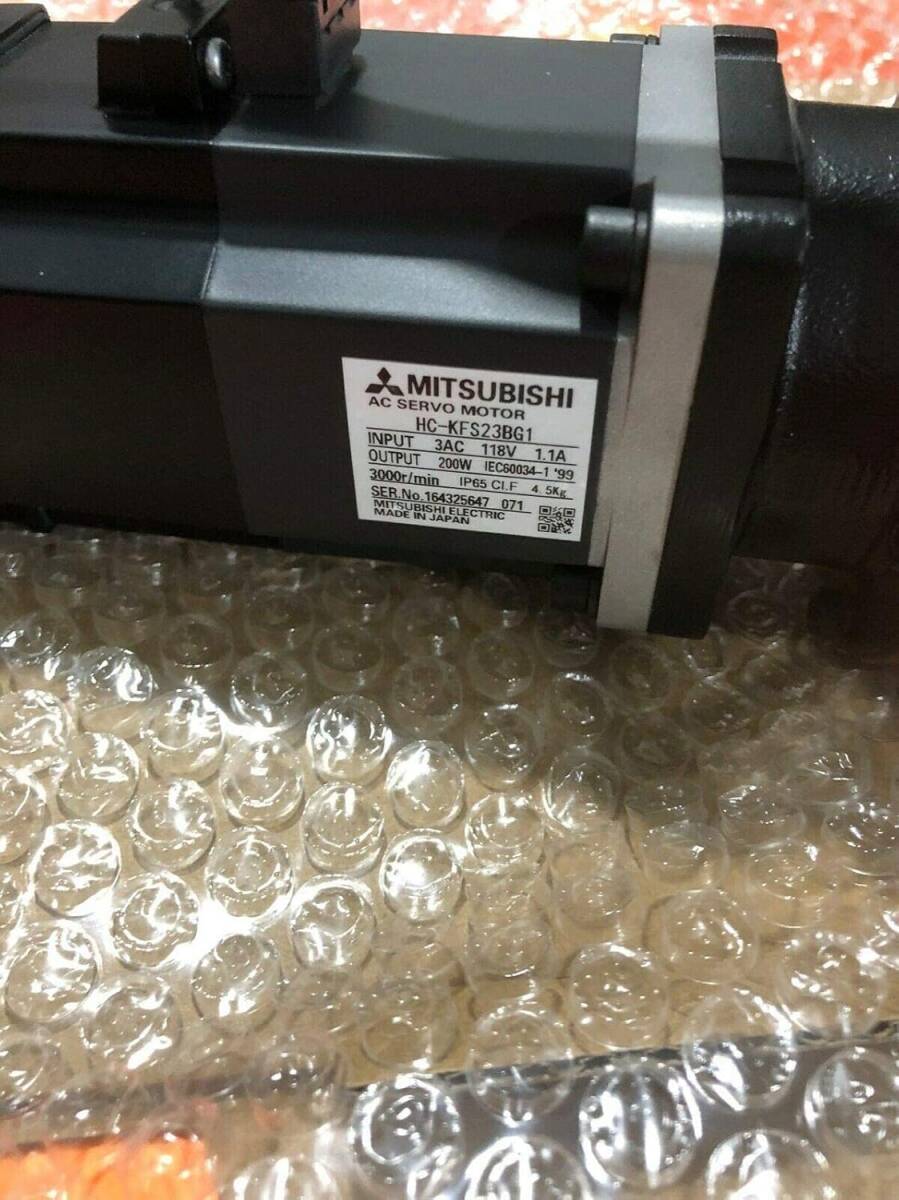 Mitsubishi HC-KFS23BG1 AC Servo Motor HC-KFS Series Small Capacity with General Speed Reducer [h1143439617]