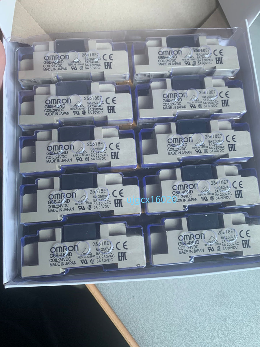 OMRON G6B-4BND Relay Terminal Set of 100 DC24V [q1051034432]