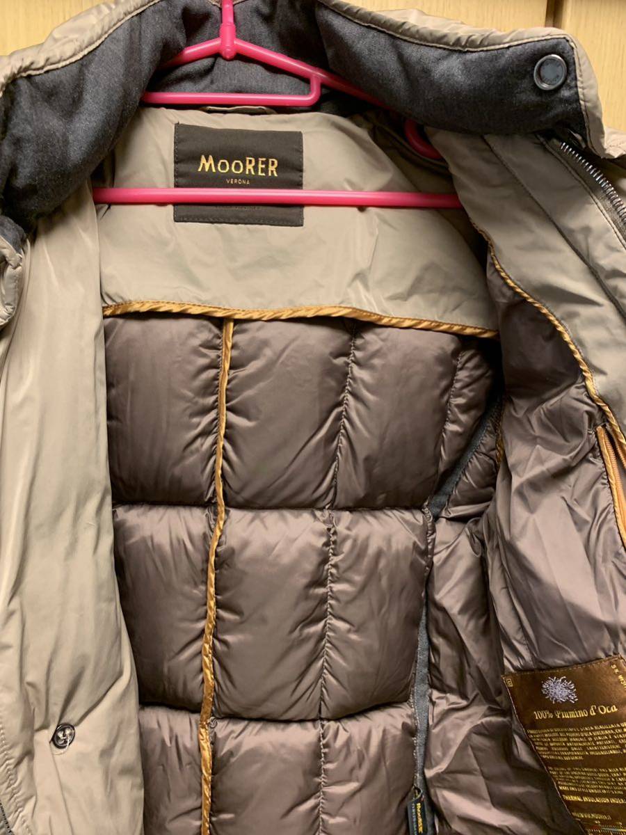 Moorer Verona Orione Down Coat Puffer Jacket Beige 44 IT0120404165 [d1105437497]