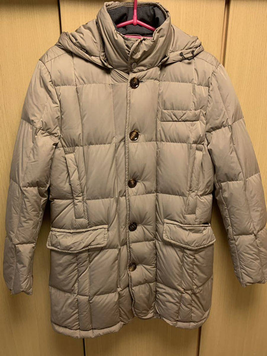 Moorer Verona Orione Down Coat Puffer Jacket Beige 44 IT0120404165 [d1105437497]