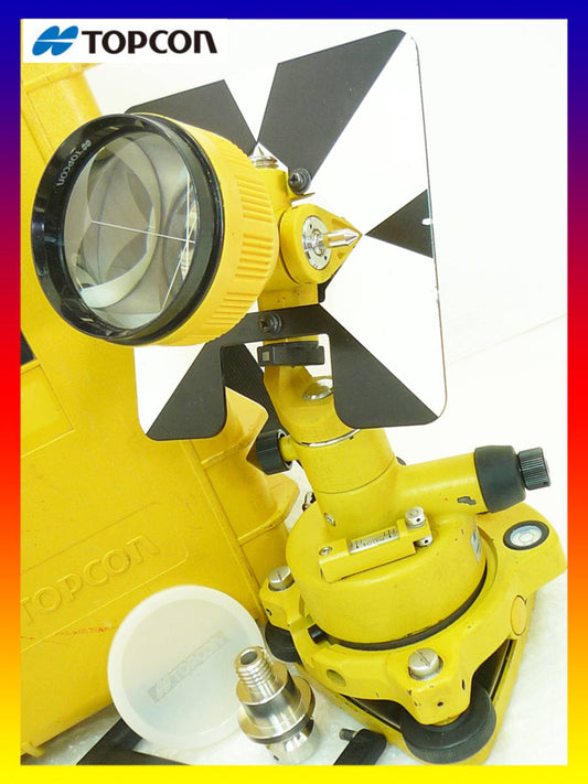 Topcon EDM ACCESSORIES-3 Prism Set with Hard Case for Long-Distance Measurement [w1114044277]