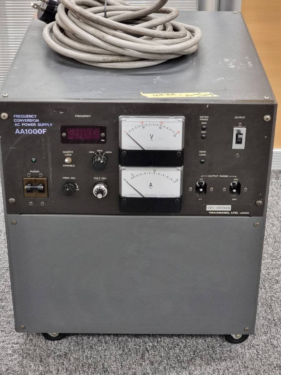 Takasago AA1000F Frequency Conversion AC Power Supply [f1128333487]