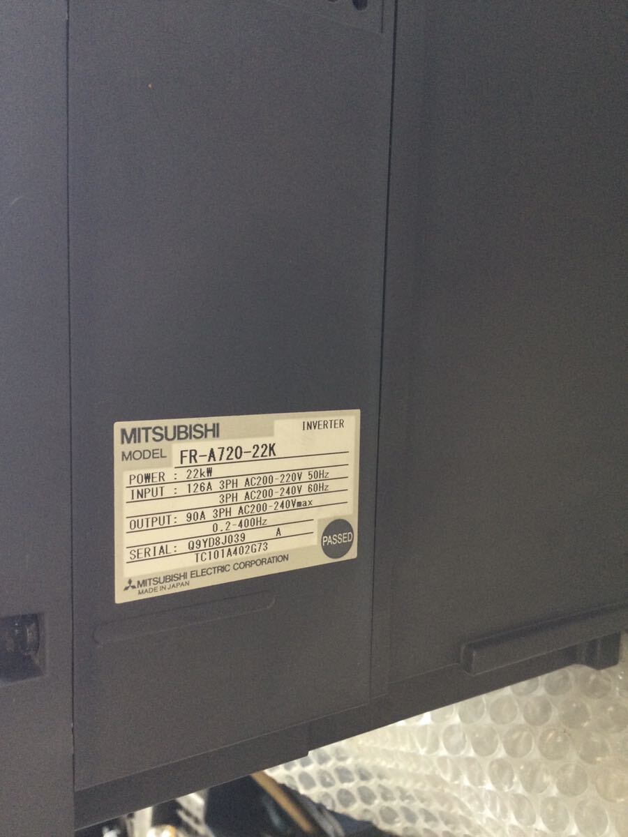 Mitsubishi Electric FR-A720-22K AC Drive 3PH AC200-220V [v1137154002]