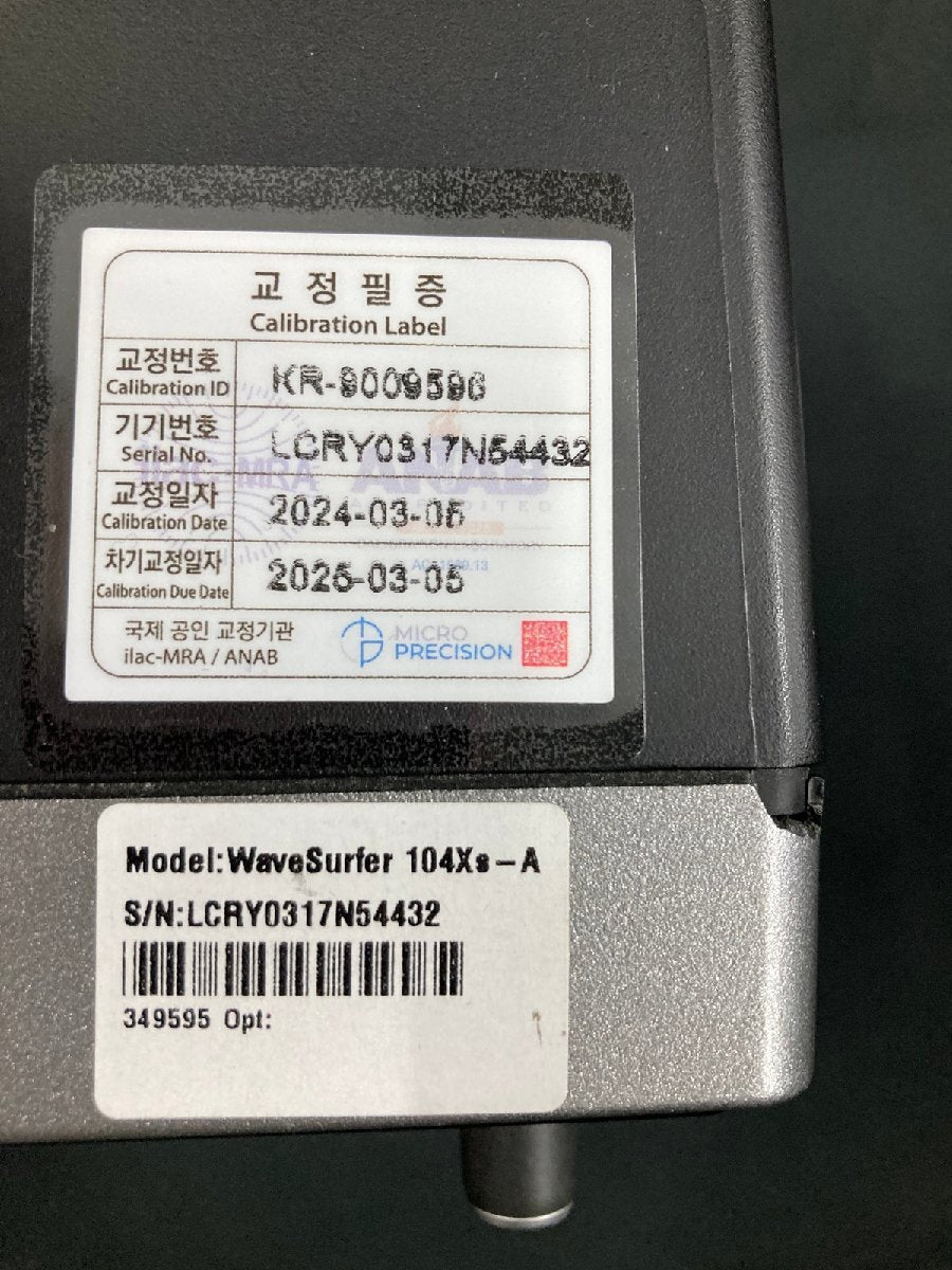LeCroy WaveSurfer 104Xs-A Digital Oscilloscope 1GHz 5GS/s [s1144041585]