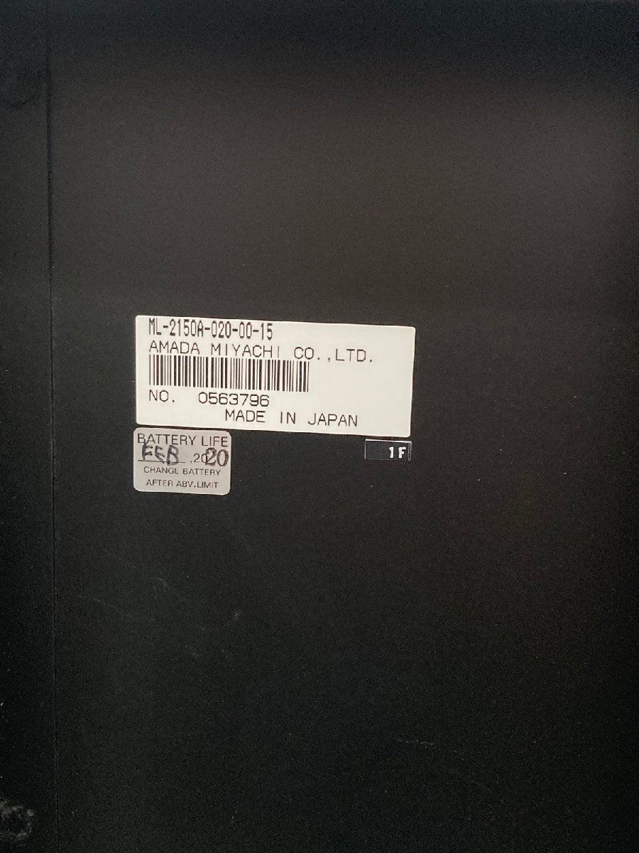 AMADA MIYACHI ML-2150A-020-00-00 YAG Laser Welding Machine 25W [f1154213185]