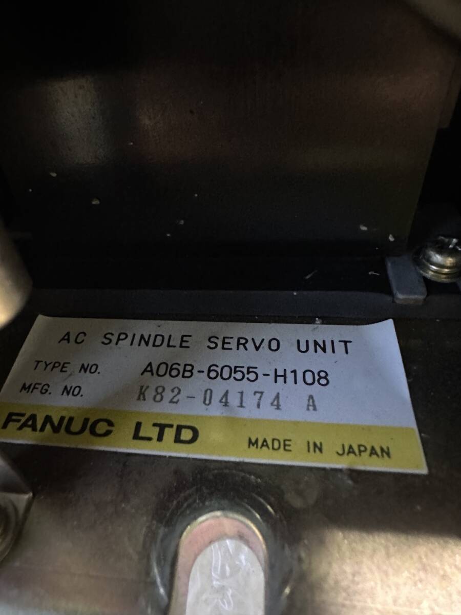 FANUC A06B-6055-H108 AC Spindle Servo Unit (untested) [b1154574810]