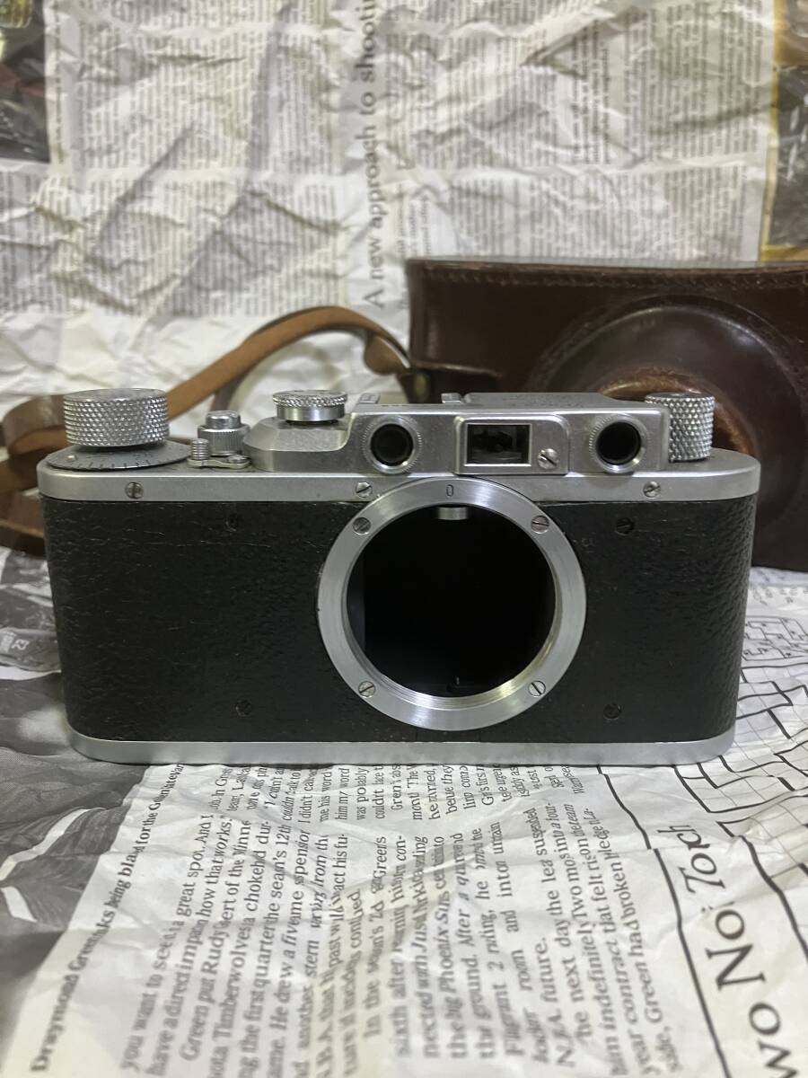 Leica Barnack DII IID Silver 35mm Rangefinder Canon Lens Case [p1160580482]