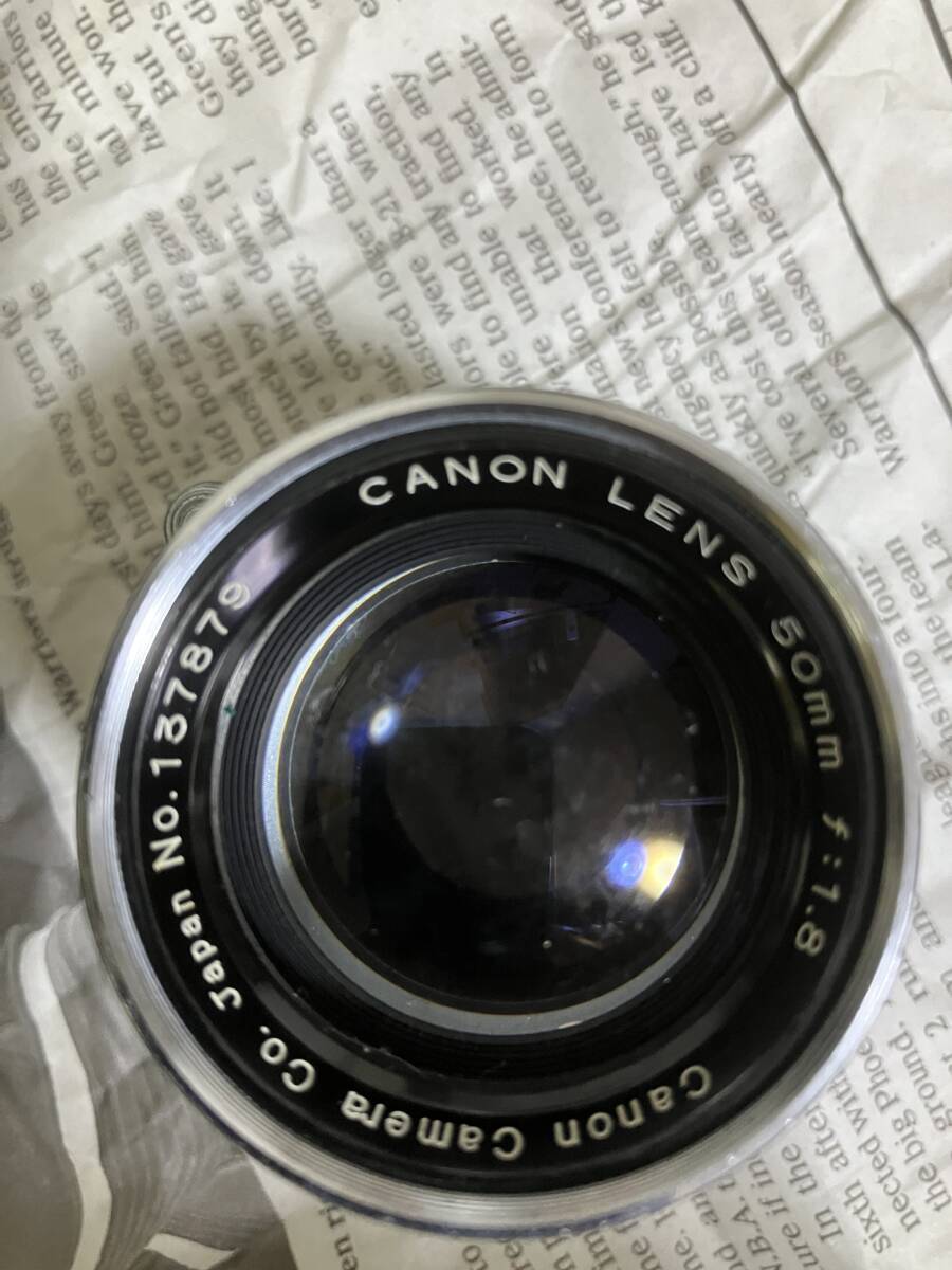 Leica Barnack DII IID Silver 35mm Rangefinder Camera with Canon Lens and Case [p1160580482]