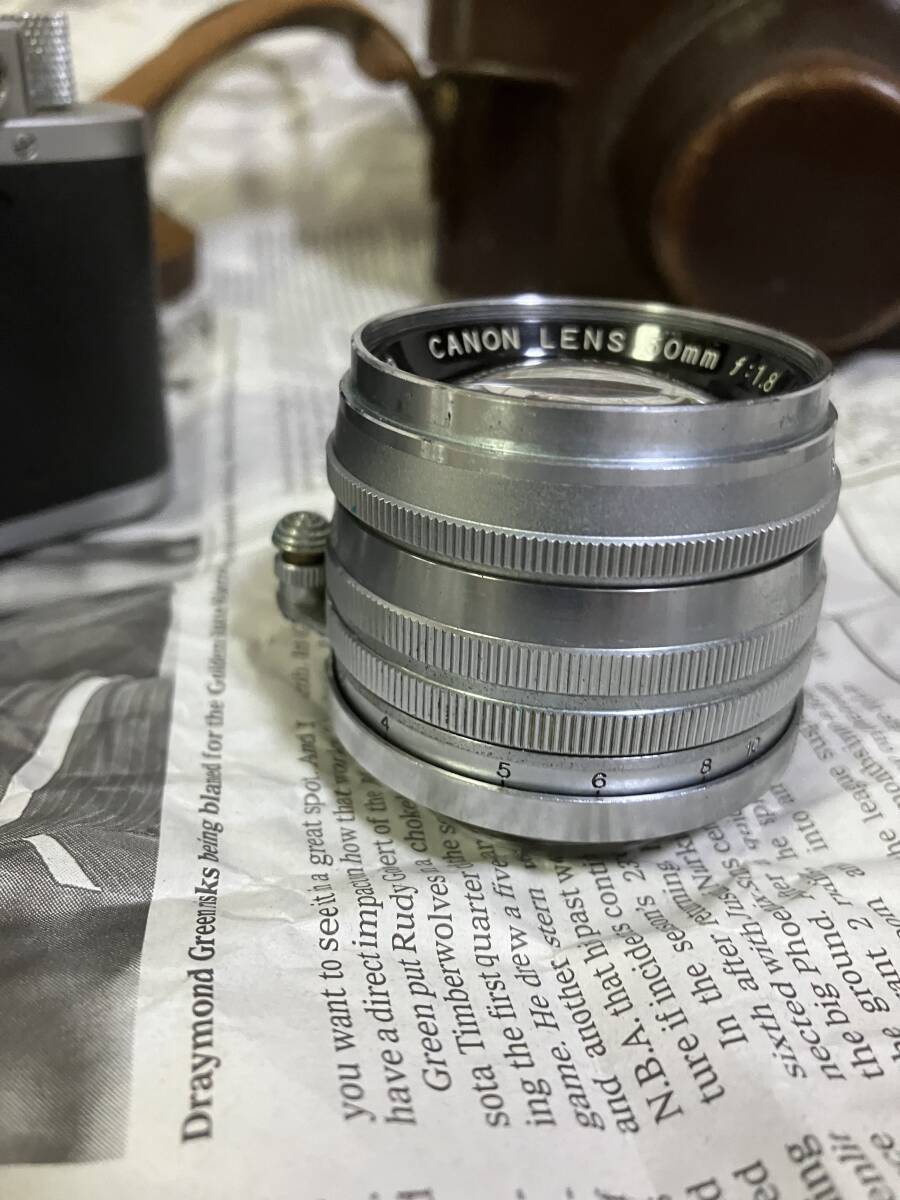 Leica Barnack DII IID Silver 35mm Rangefinder Canon Lens Case [p1160580482]