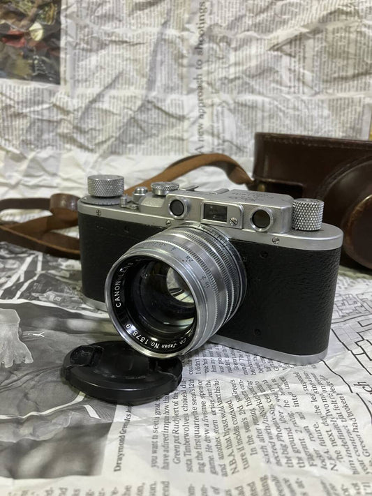 Leica Barnack DII IID Silver 35mm Rangefinder Canon Lens Case [p1160580482]