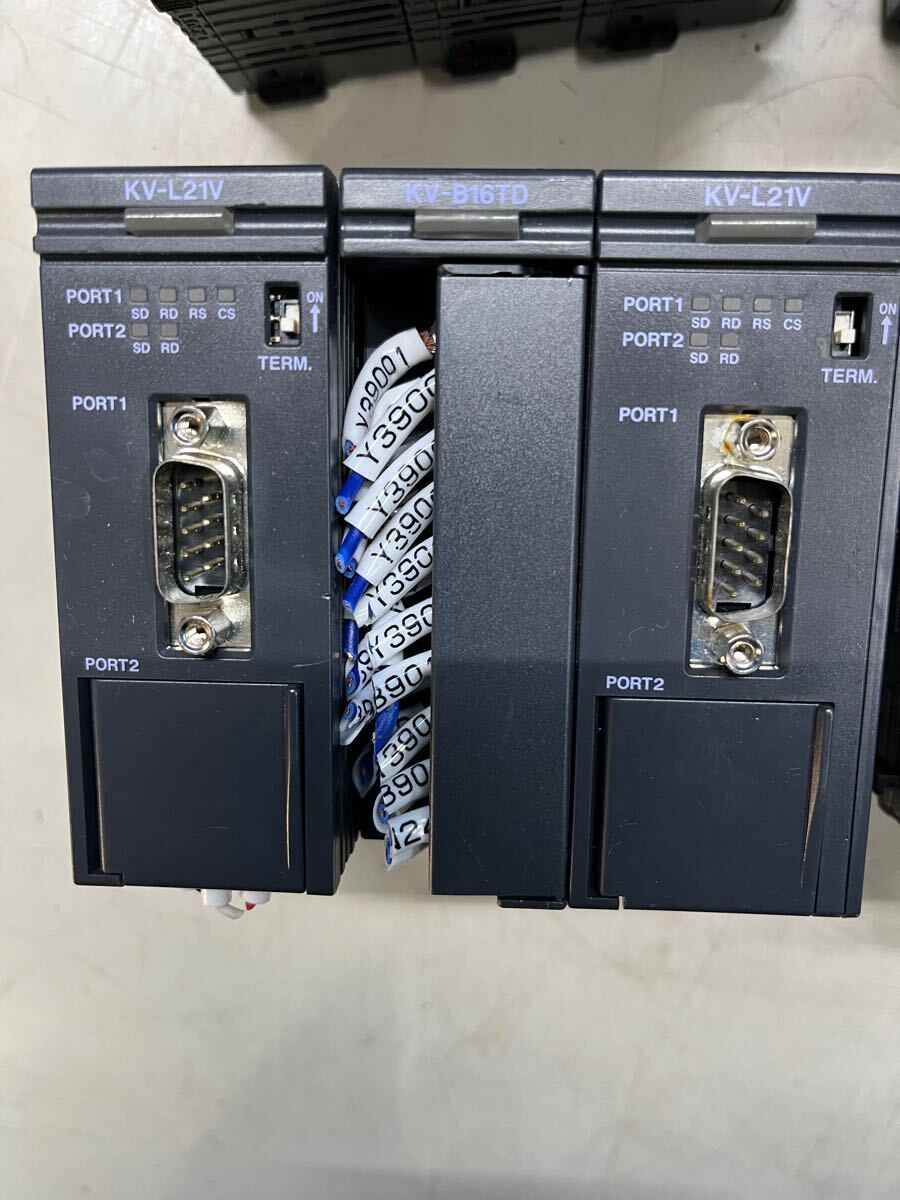 KEYENCE KV-L20V KV-B16TD KV-L21 Programmable Logic Controller [e1170652622]