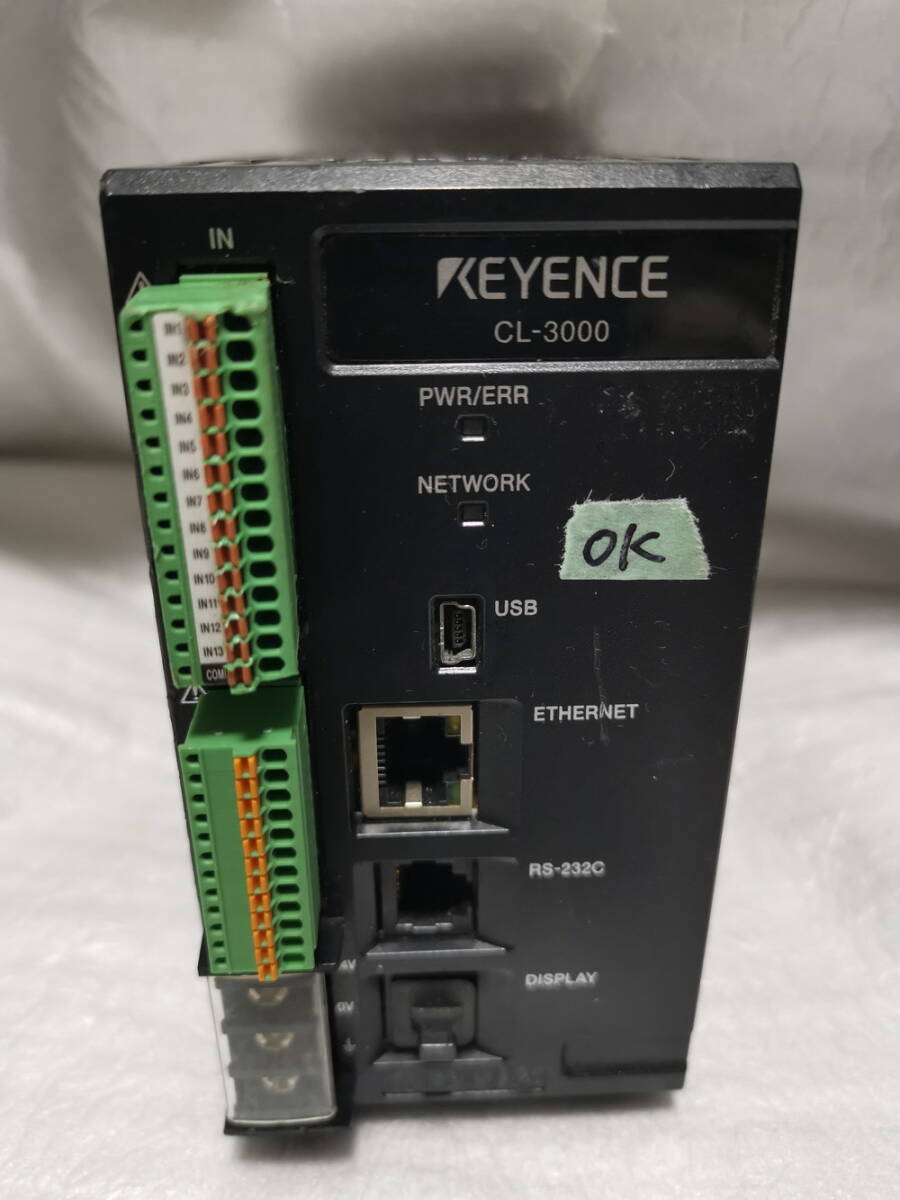Keyence CL-3000 Multi-Color Laser Coaxial Displacement Sensor Controller [h1173048415]