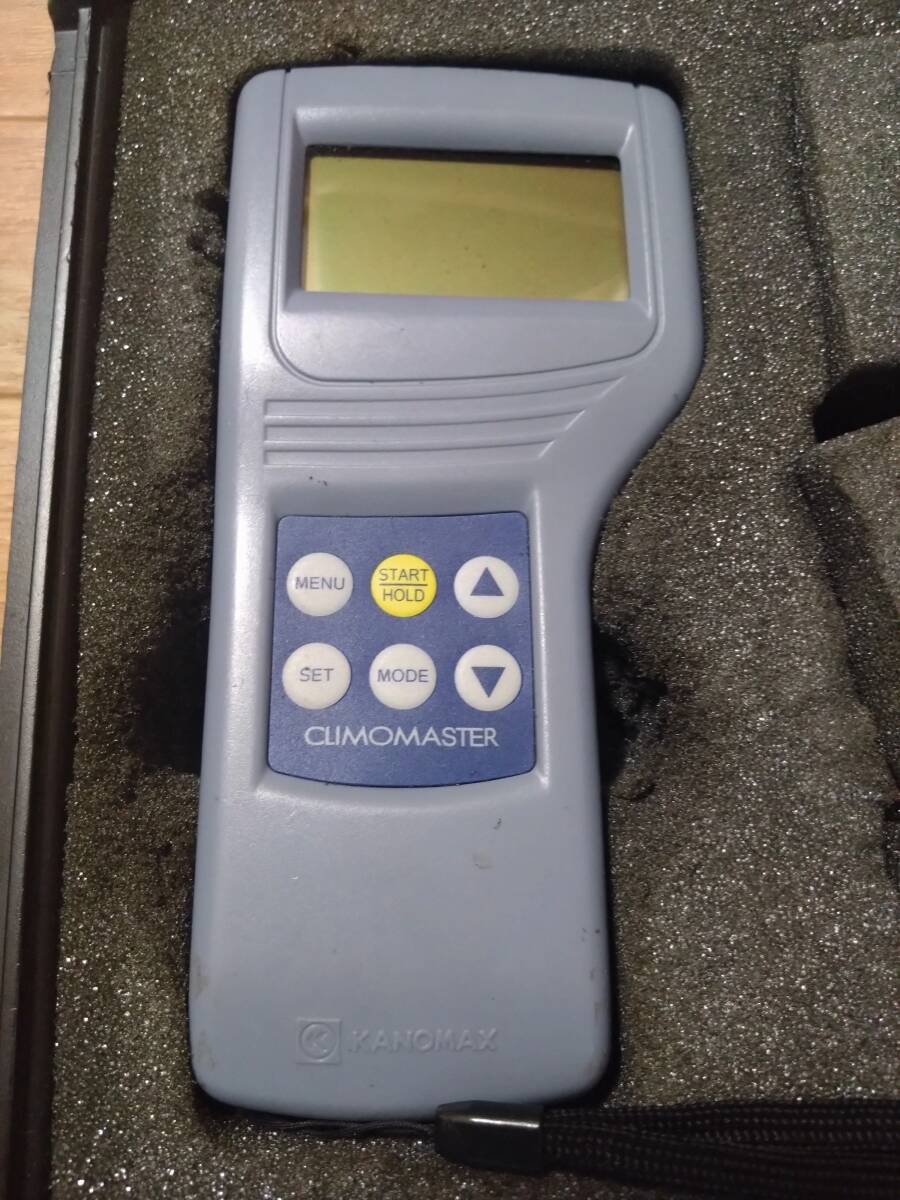 Kanomax 6531 Climomaster Anemometer Air Velocity and Temperature Meter [l1178503296]