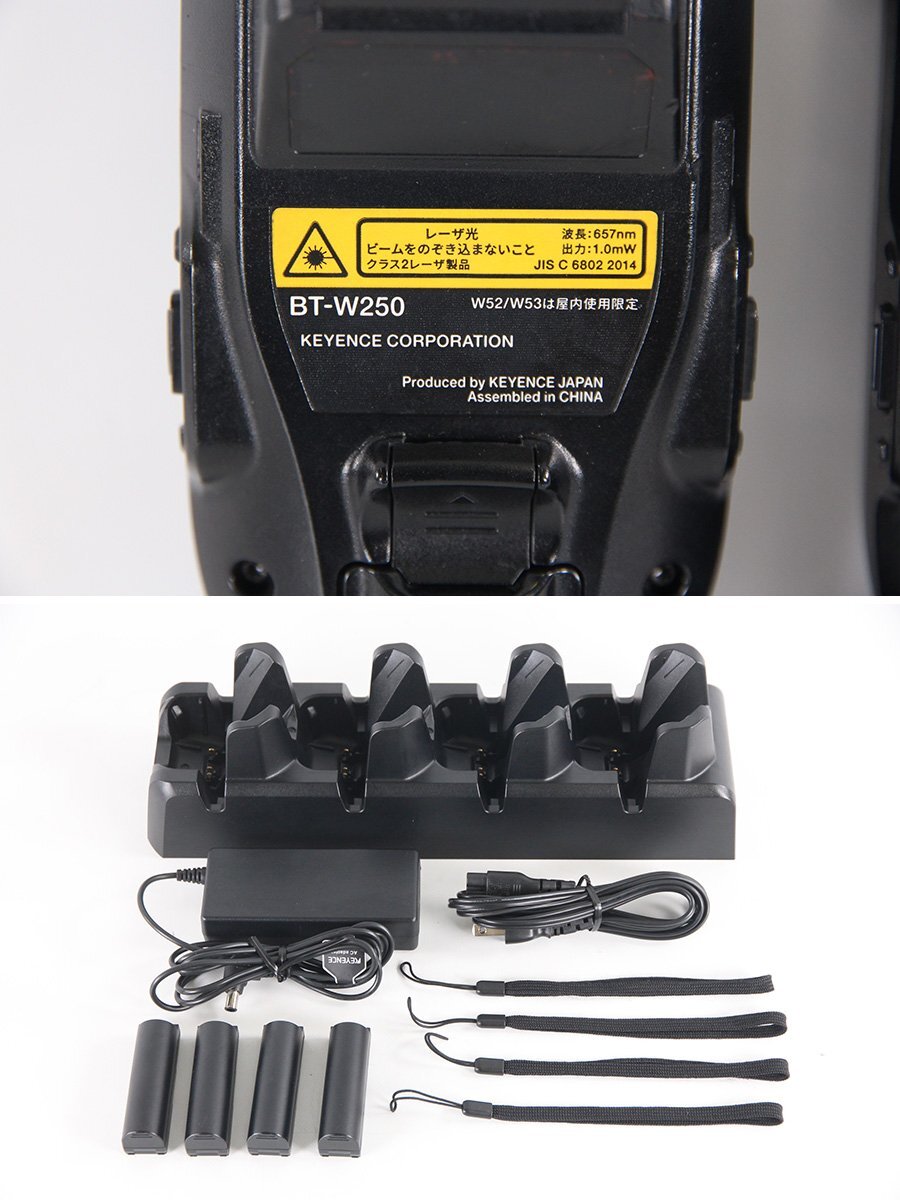 KEYENCE BT-W250 Barcode Reader Handy Terminal Set of 4 [p1182284182]