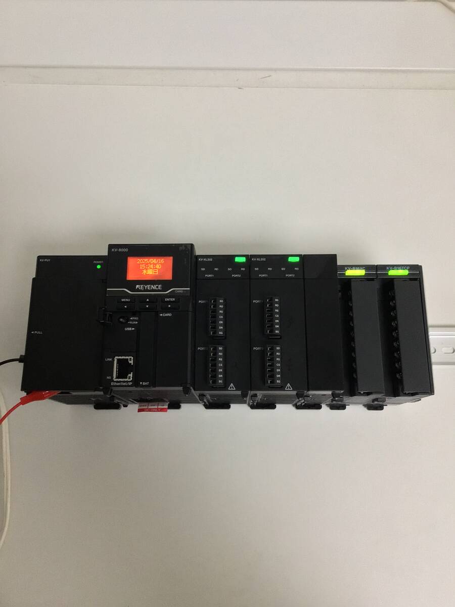 Keyence KV-PU1 KV-8000 KV-XL202 KV-B16B16XC KV-B16TCP Sequencer 5 Units [p1182928022]