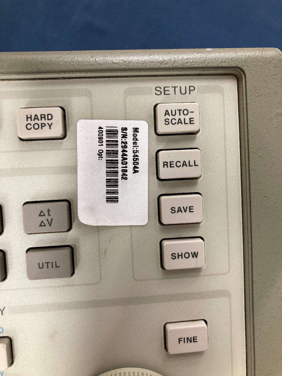 HP 54504A Digitizing Oscilloscope 400MHz 200MSa/s [k1184658893]