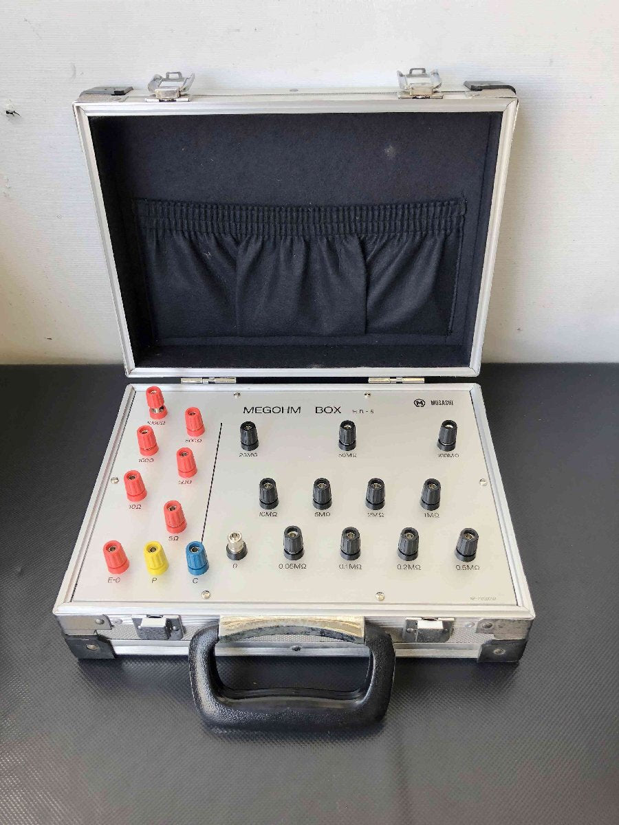 MEGOHM HR-5 Standard Resistor Dial Measuring Instrument Rare Type 6501 Made in 2011 [j1185079150]