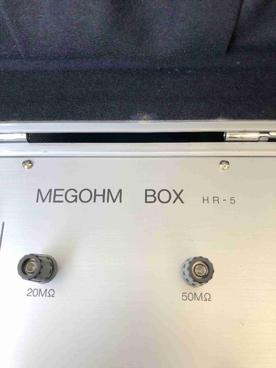 MEGOHM HR-5 Standard Resistor Dial Measuring Instrument Rare Type 6501 Made in 2011 [j1185079150]